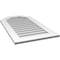 Ekena Millwork Octagonal Top Surface Mount PVC Gable Vent w/ 3-1/2"W x 1"P Standard Frame, 22"W x 40"H GVPOT22X4001SN - alternate 4